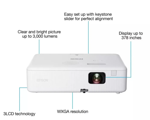Buy Epson CO-W01 Projector in Nepal | Best Price in 2024 - Himmcom International